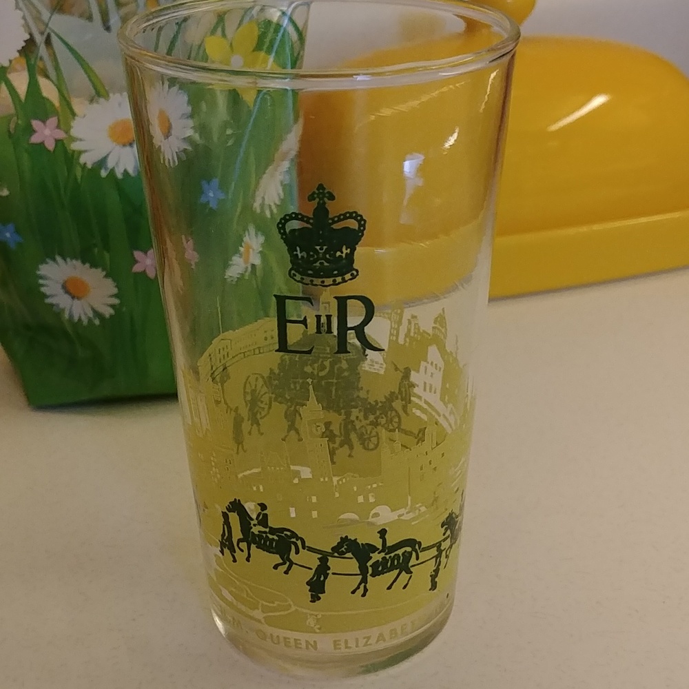 Queen Elizabeth II Commemorative Juice Glass